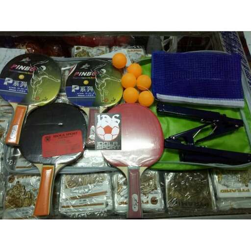 a table with a variety of items on it.