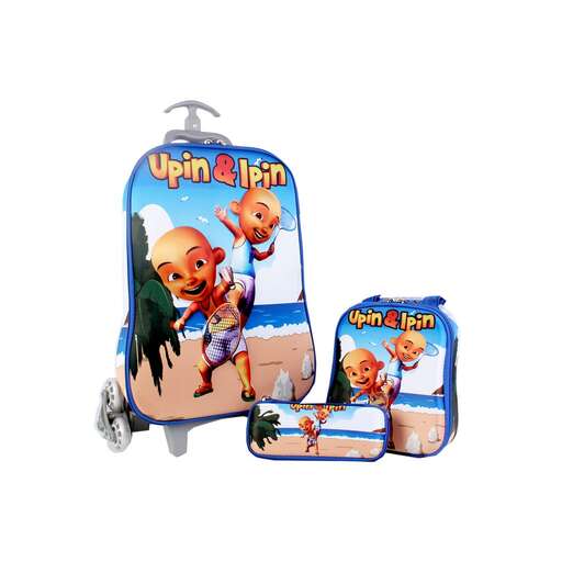 a backpack with a cartoon character on it