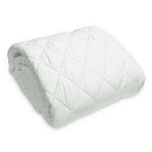 a white mattress on a white background.