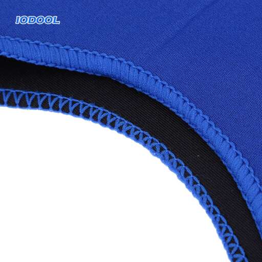 a blue background with a white frame