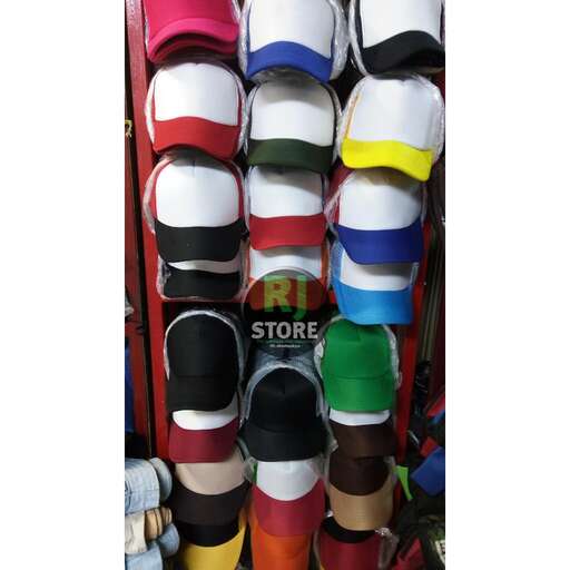 a stack of colorful bags