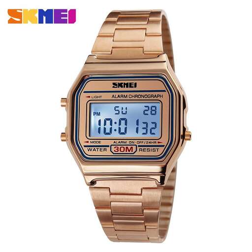 this watch is made in gold and silver.
