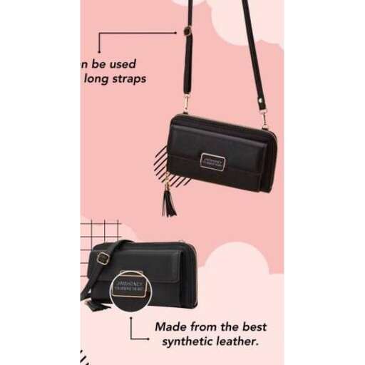 leather bag with a strap