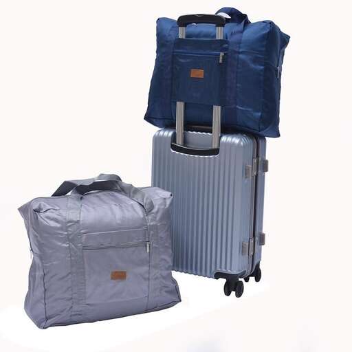 a suitcase and a bag of luggage on a white background.