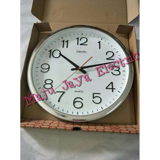 a clock with the words 