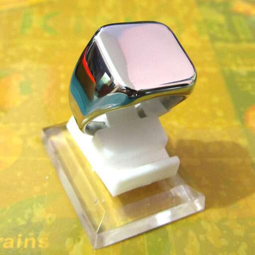 a ring made of glass