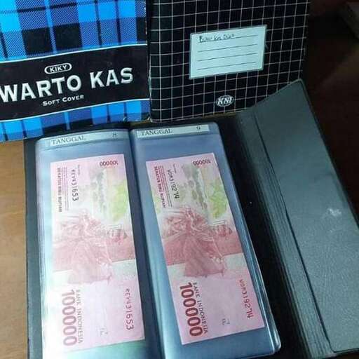 two dollar banknotes in a wallet.