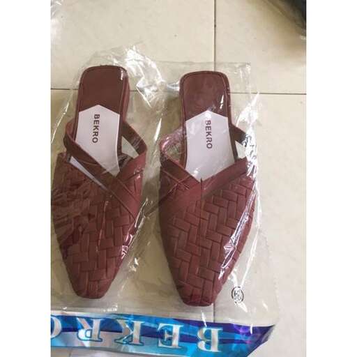 a pair of shoes with a message on them.