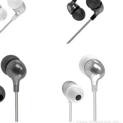the headphones are available in black and white.