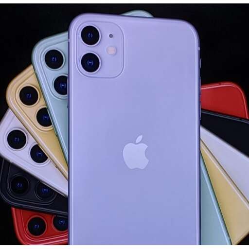 a cell phone is sitting in a basket with other cell phones.