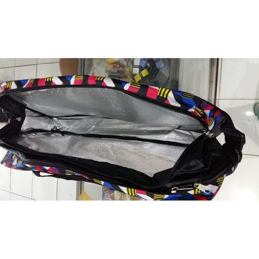 the bag is made of plastic.
