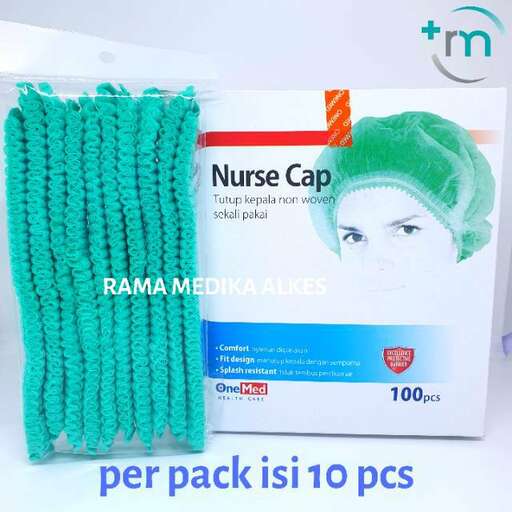 a hat that is knitted with a nurse's head.