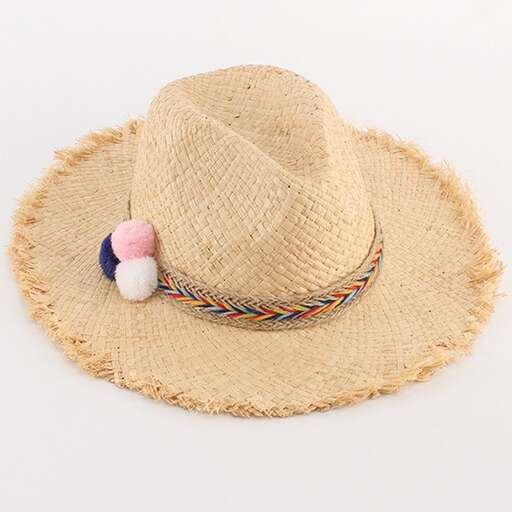 straw hat in brown