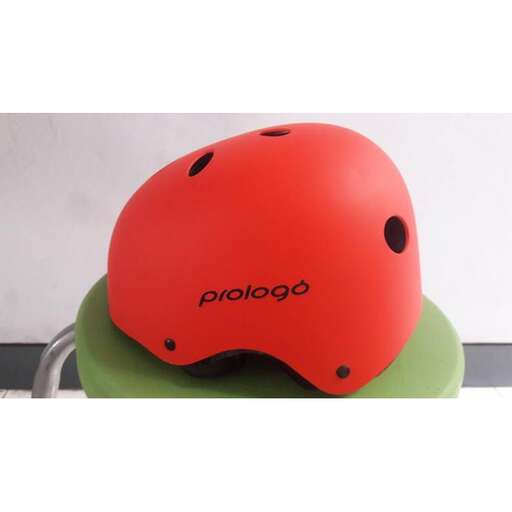 a helmet with a black hole