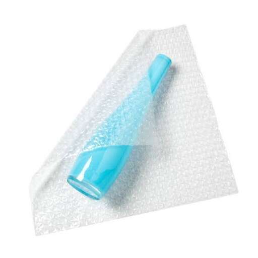 a plastic bottle in a paper towel