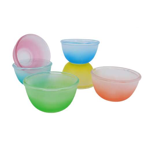 set of bowls with a lid