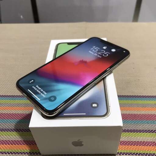 iphone x on a box