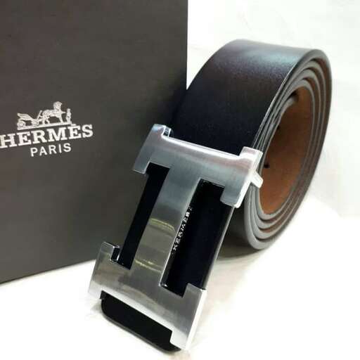 the first roll of black leather belt