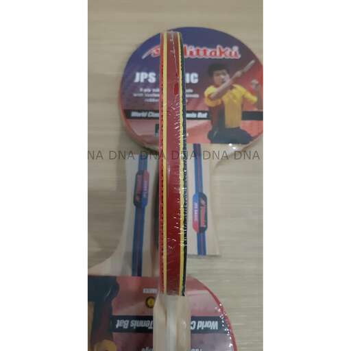 the wooden bat is made from wood and metal.