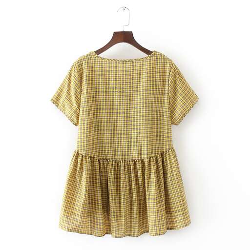 dress - sewing pattern by person and the buttons