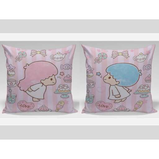 a set of pillows for a little girl.