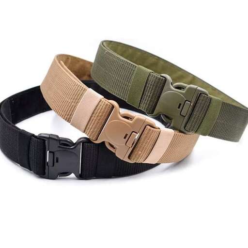 a belt made from a leather belt.