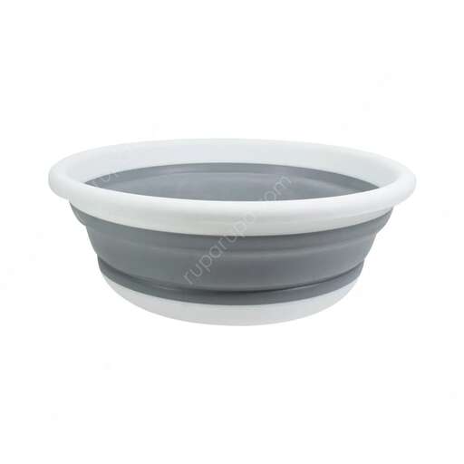 stock image of ceramic bowl with a gray interior