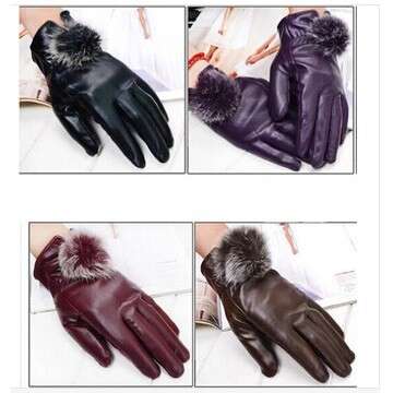 gloves in black and white