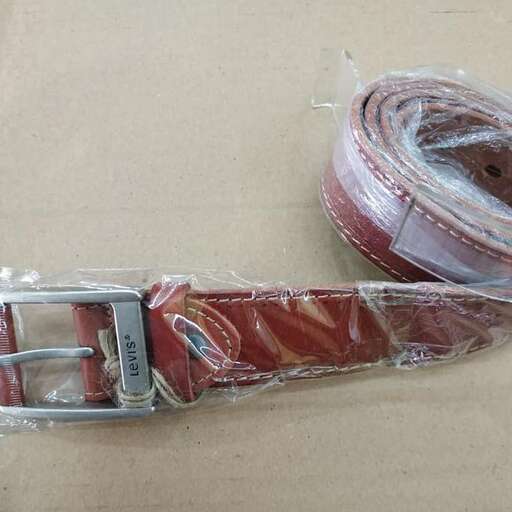 a close up of a dog collar with a plastic bag
