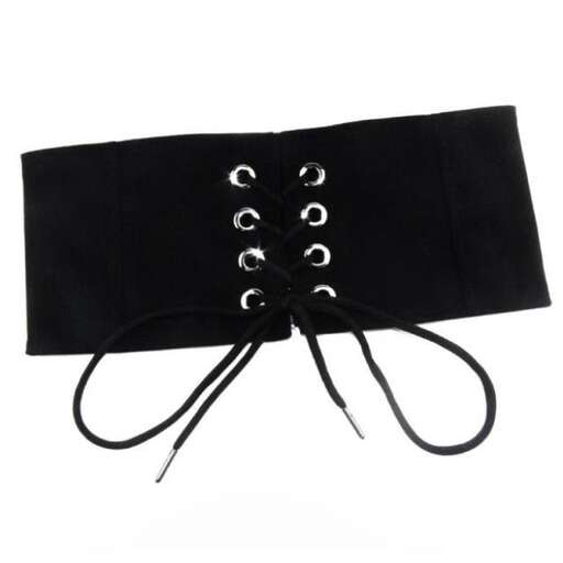 a black leather belt with a zipper