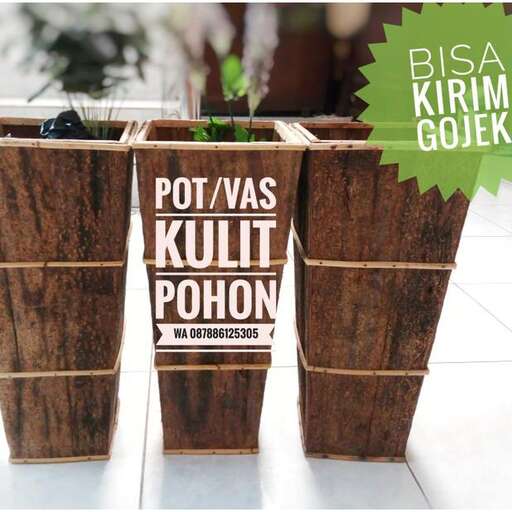 a plant pot with a plant inside