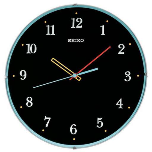 a clock with the time
