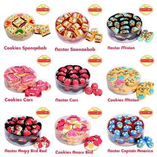 a collage of assorted candy in a glass bowl.