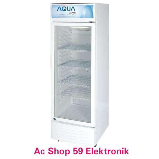 an open refrigerator with an electric display inside.