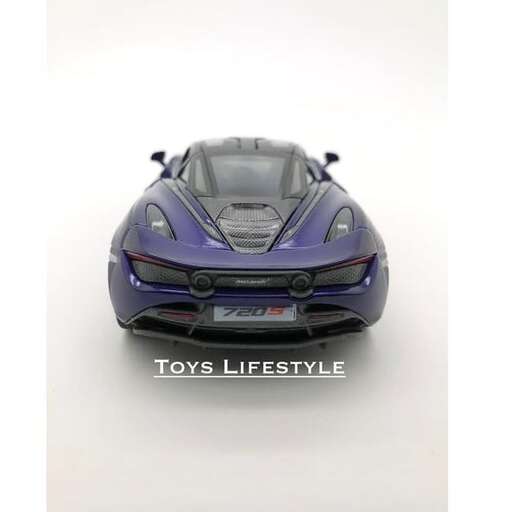 automobile model is a sports car made of plastic and metal.