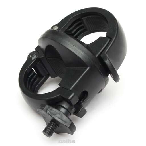 a black mask with a black handle.