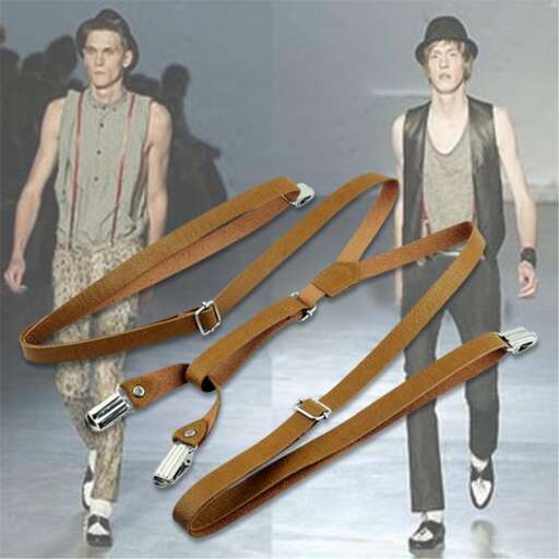 a set of leather and leather straps for men.