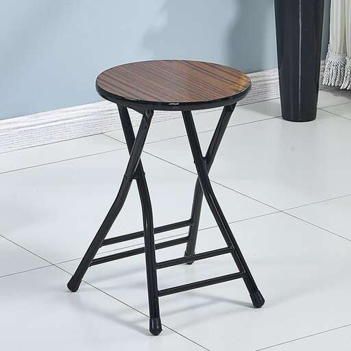 this stool is made from a solid solid wood.