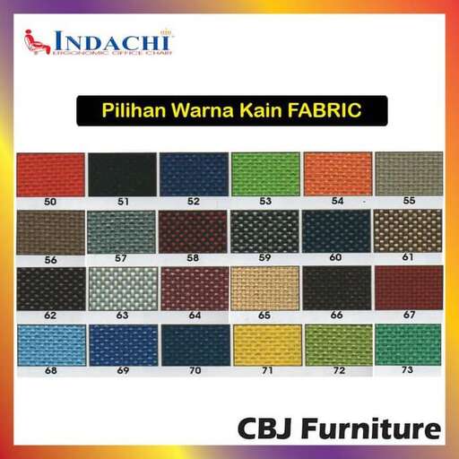 a set of fabrics in colors