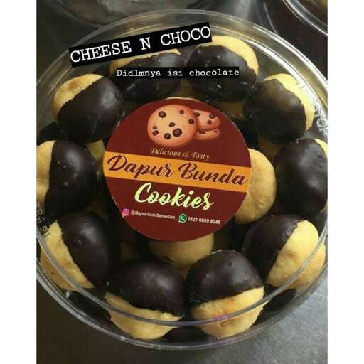 a box of chocolate chip cookies.