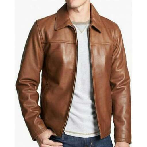 leather jacket in a classic style