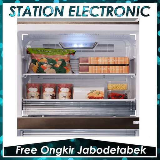 a refrigerator with a lot of food inside of it