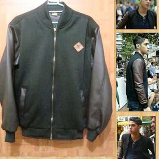 a bomber jacket with a hoodie.