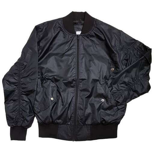 men's black leather jacket with a hoodie