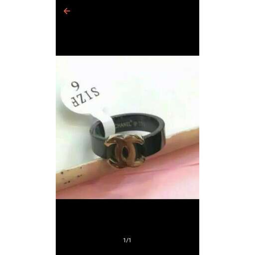 the ring is made of metal.