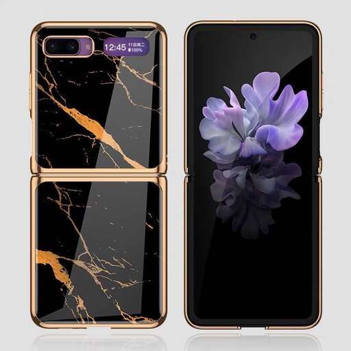 a new iphone with a flower on the screen.