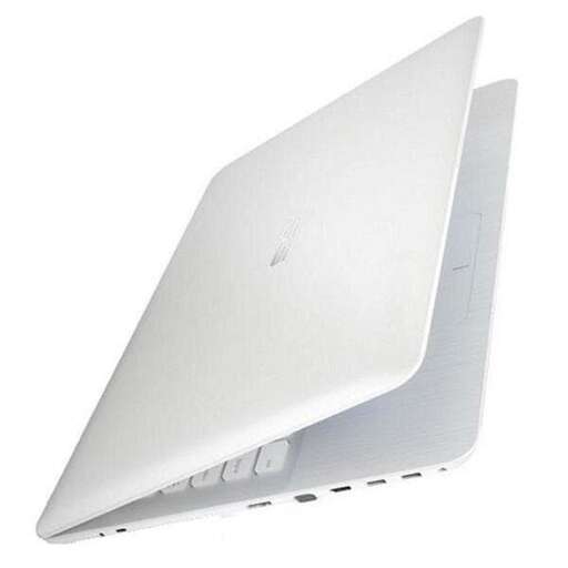 a white laptop computer with a white background.