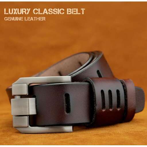 a watch that is made of leather.