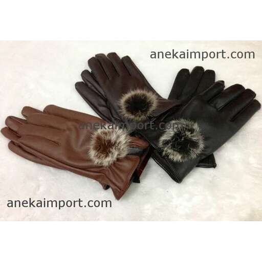 a pair of gloves with a fur lined hood.
