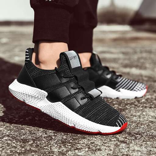 the shoe is a sneaker that's been designed to be worn by the fashion designer.
